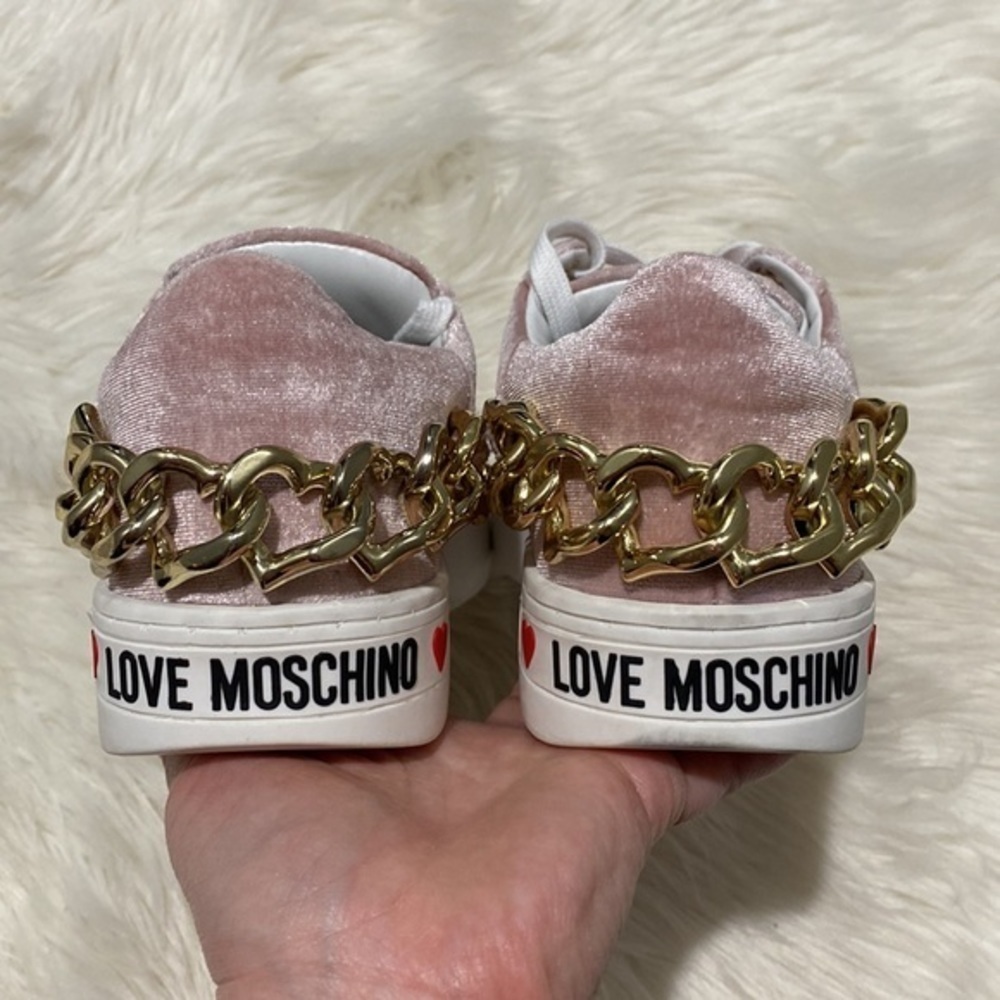 Love Moschino chain detail sneakers size 36EU - Picture 9 of 14